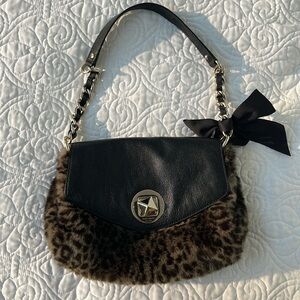 Kate Spade. Faux leopard bag